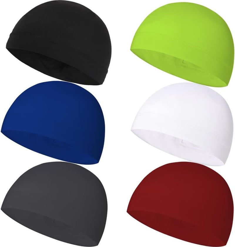 Supeniu Skull Caps Beanie Hats Under Helmet Liner Cycling Cooling Running Sweat Wicking Skullcap Cap Fits Motorcycle Helmets for Men - Image 1